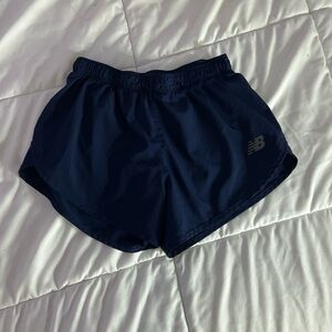 New Balance Women's Dark Blue Athletic Shorts